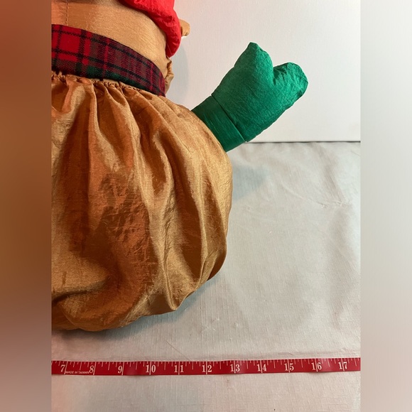 Vtg1978 Dayton Hudson Plush Teddy Bear Nylon Brown Stuffed Animal Ice Skates 24" - Picture 9 of 9